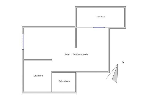 Appartement 1 pièce - 24 m² Exclusivité efficity