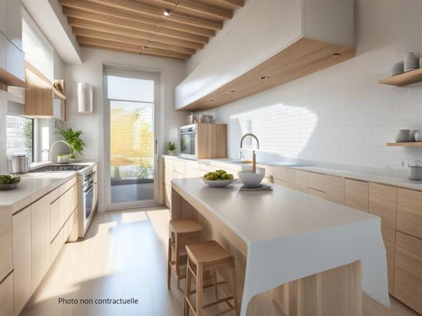 T4 de 60m² dans résidence fermée + cave + balcon