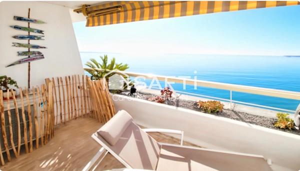 Appartement 3 pièces d’exception avec vue mer panoramique à Villeneuve Loubet