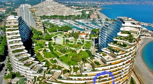 Appartement 3 pièces d’exception avec vue mer panoramique à Villeneuve Loubet