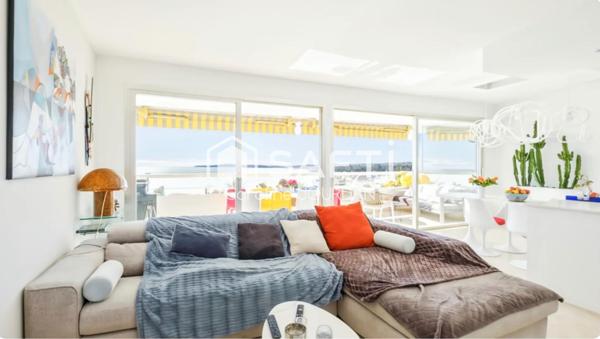 Appartement 3 pièces d’exception avec vue mer panoramique à Villeneuve Loubet