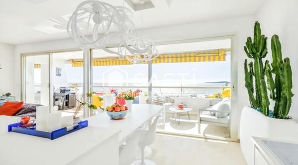 Appartement 3 pièces d’exception avec vue mer panoramique à Villeneuve Loubet