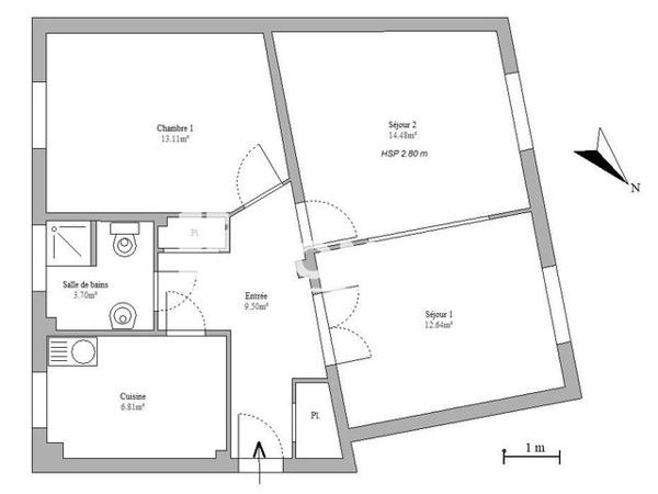 Location Appartement 3 pièces 60.24 m² - 220 AVENUE JEAN JAURES Clamart 92140