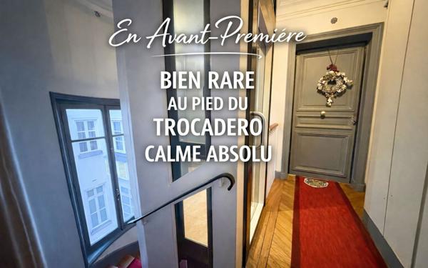 Appartement à vendre    3 pièces • 52 m2 Paris 16