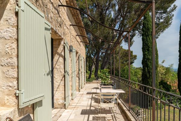 Villeneuve lès Avignon - Propriété en Pierre - 5 chambres - Vue Panoramique