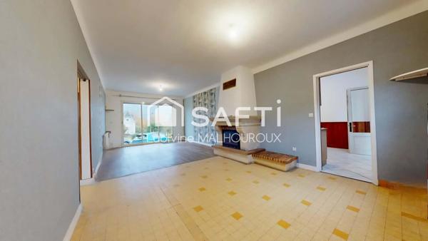 Maison familiale avec jardin, garage et terrasse