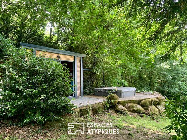 Propriété nichée dans son cadre idylique