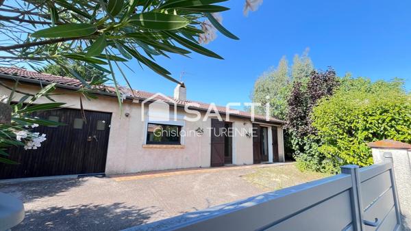 Maison de plain-pied 105 m2 avec jardin