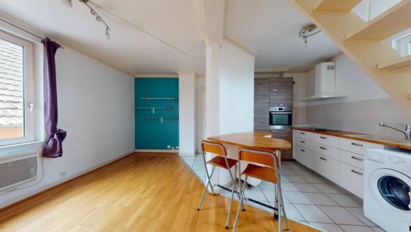 Charmant 2 pièces en duplex loué