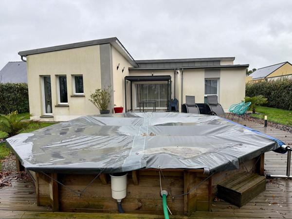 Pavillon de plain-pied intégral 3 chambres et bureau sur terrain de 660m2