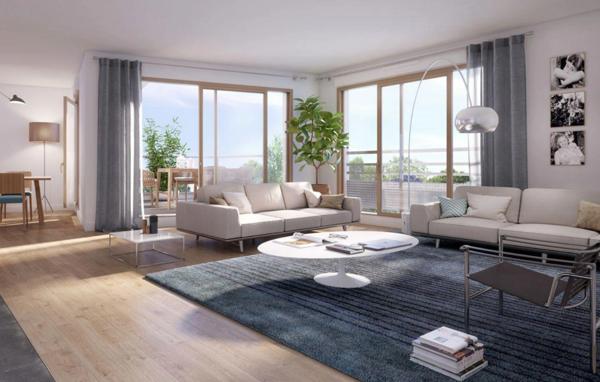 appartement à vendre 2 pièces avec balcon et place de parking à JOUY LE MOUTIER (95)