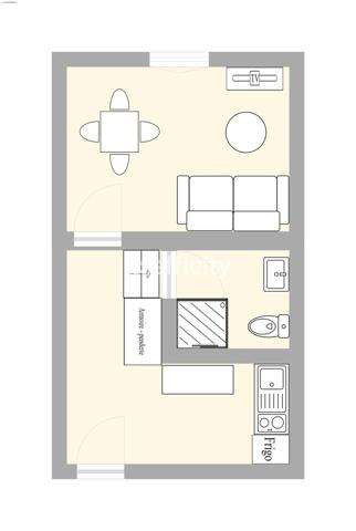 Appartement 1 pièce - 20 m²