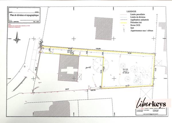 Terrain 560 m2- viabilisé -Guidel-Plages