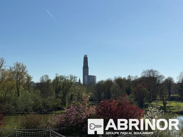 Superbe T4 traversant 81 m² — vue étang & tour Perret, plein sud | Résidence Parc de Beauvillé, Amiens AMIENS