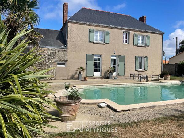 Maison familiale de caractère et son studio indépendant