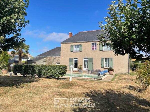 Maison familiale de caractère et son studio indépendant