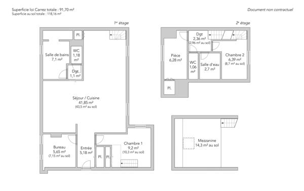 Duplex Paris 6e - MAYET / CHERCHE-MIDI