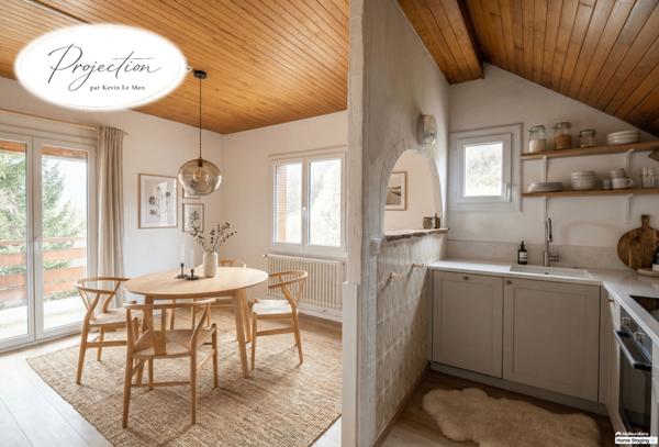 Immeuble 849m² hab, T35, 11 appartements+terrain à 550m des Pistes