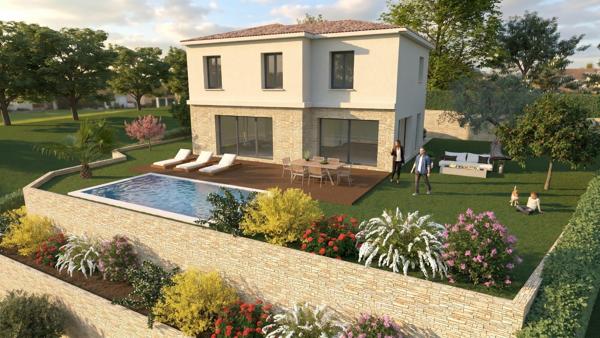 LA ROQUETTE-SUR-SIAGNE – TERRAIN À BÂTIR – ENV. 735 m²