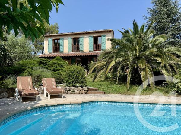 Maison à vendre  6 pièces - 165 m2 CHATEAUNEUF GRASSE - 06