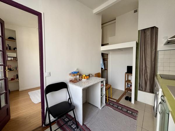 Paris (75018) Studio avec mezzanine - Idéal Premier achat ou investissement