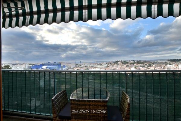 Marseille (13012) Secteur Montolivet-Petit Bosquet, 13012 MARSEILLE, Appartement T4 de 89 m2, avec son balcon ouest et sa vue