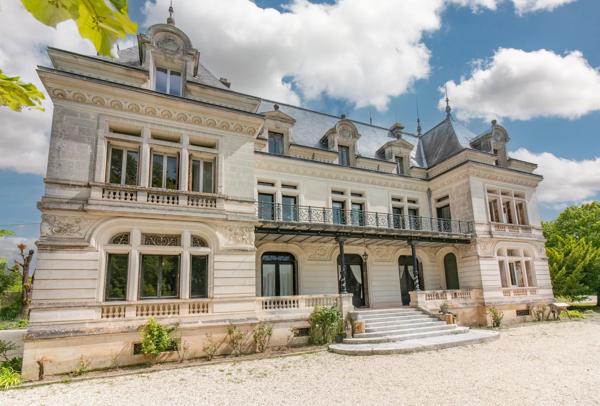 Magnifique château du 19ème siècle au cœur des vignes de Cognac