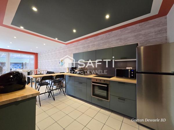 DUPLEX INVERSÉ 90 m² – PROCHE MER – JARDIN – VENDU MEUBLÉ