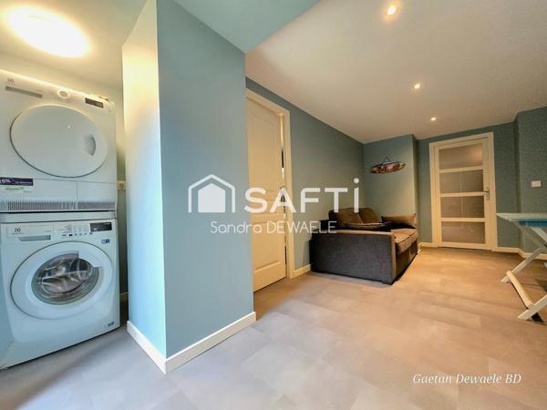 DUPLEX INVERSÉ 90 m² – PROCHE MER – JARDIN – VENDU MEUBLÉ