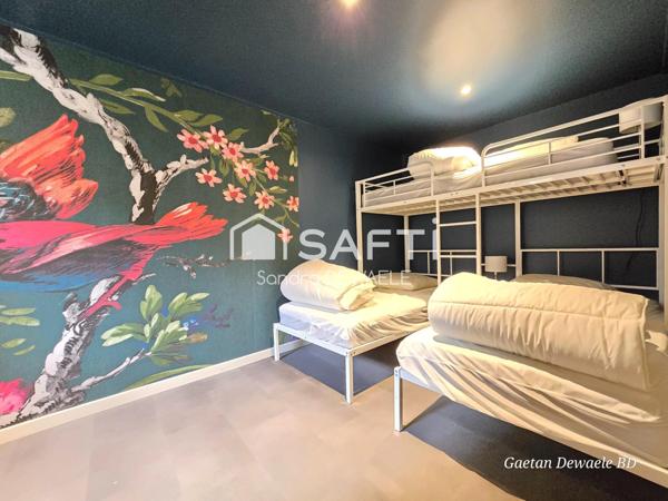 DUPLEX INVERSÉ 90 m² – PROCHE MER – JARDIN – VENDU MEUBLÉ