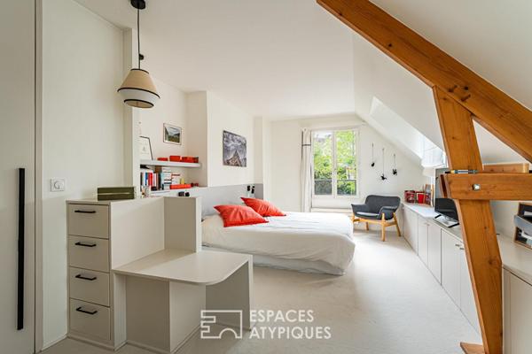 Maison lumineuse avec vue et jardin bucolique à Saint-Germain en Laye
