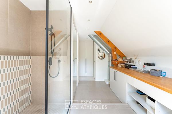 Maison lumineuse avec vue et jardin bucolique à Saint-Germain en Laye