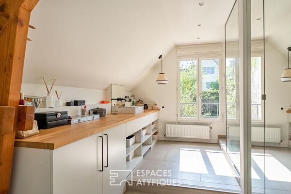 Maison lumineuse avec vue et jardin bucolique à Saint-Germain en Laye