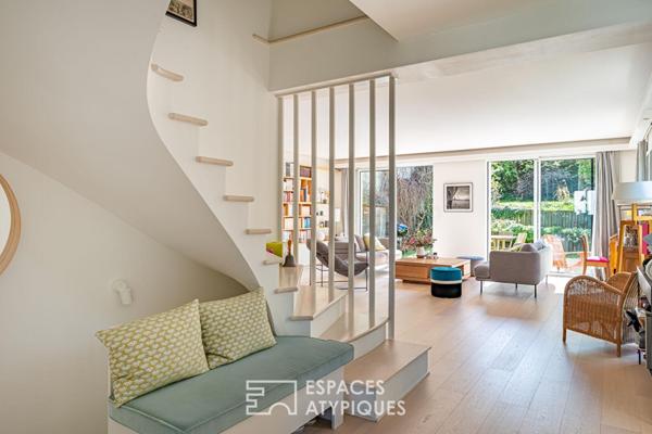 Maison lumineuse avec vue et jardin bucolique à Saint-Germain en Laye