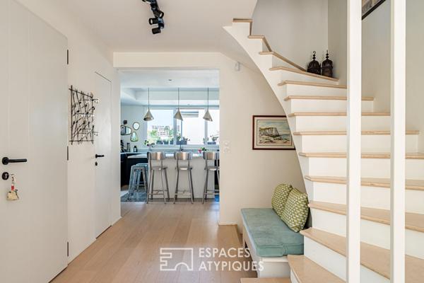 Maison lumineuse avec vue et jardin bucolique à Saint-Germain en Laye
