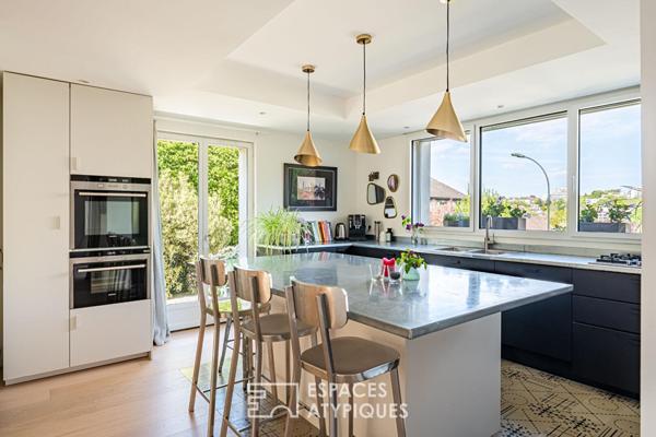 Maison lumineuse avec vue et jardin bucolique à Saint-Germain en Laye