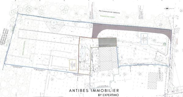 Valbonne (06560) Terrain Quartier des Clausonnes Valbonne 4 Villas