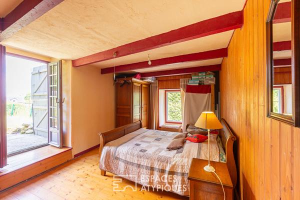 Maison en pierre rénovée centre historique de Moncontour