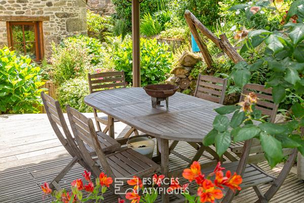 Maison en pierre rénovée centre historique de Moncontour