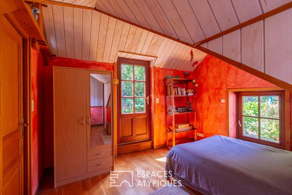 Maison en pierre rénovée centre historique de Moncontour