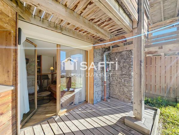 T2 hyper avec jardin privatif et parking