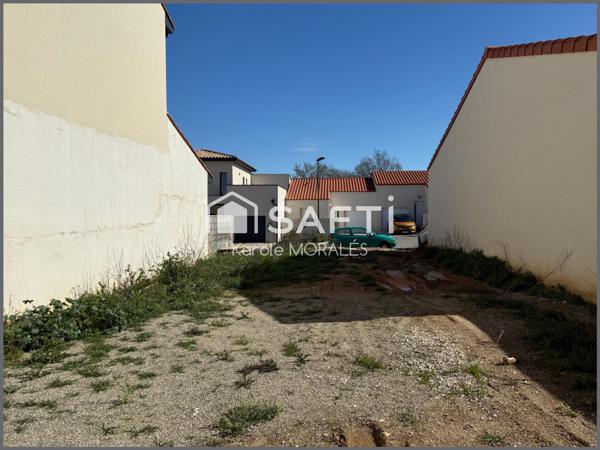 THUIR, TERRAIN VIABILISE DE 204 M2, A CONSTRUIRE DANS LOTISSEMENT RECENT