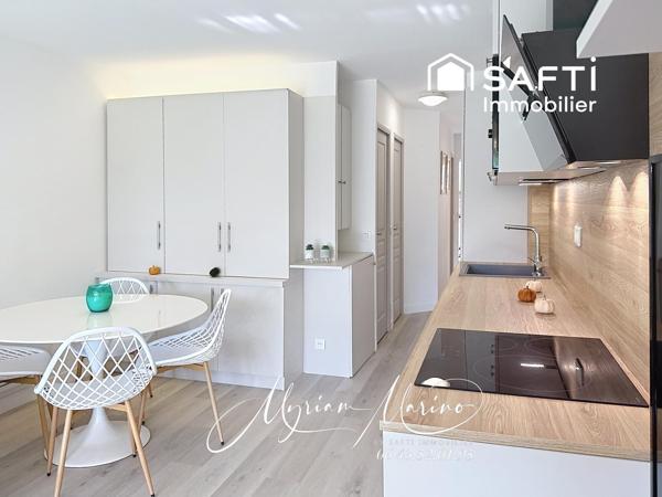 APPARTEMENT 2 PIÈCES - RENOVÉ ET VENDU MEUBLÉ -TERRASSE PISCINE- JARDIN - LES ISSAMBRES