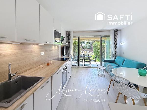 APPARTEMENT 2 PIÈCES - RENOVÉ ET VENDU MEUBLÉ -TERRASSE PISCINE- JARDIN - LES ISSAMBRES