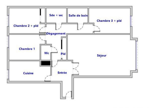 Appartement à vendre 4 pièces 92 m² Clichy