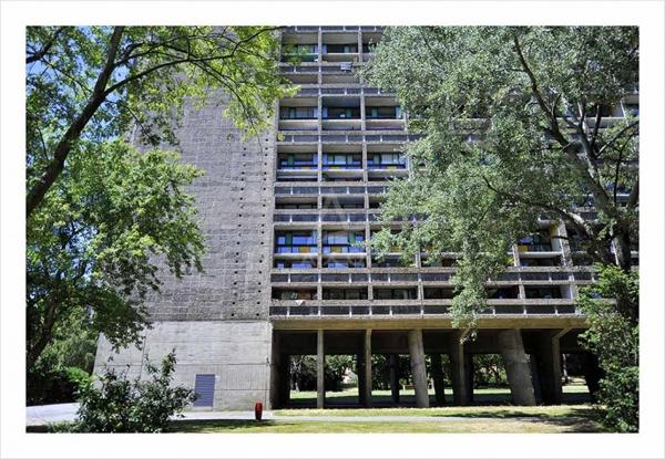 Duplex T3 avec loggias Le Corbusier