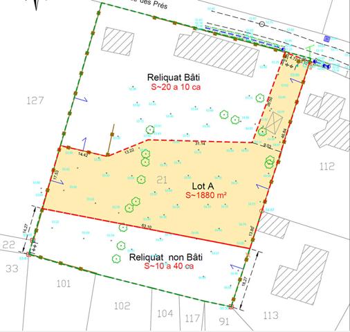 Terrain Ploërmel 1880 m2