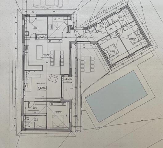Maison d'architecte à vendre 6 pièces  (40) de 168 m² avec appartement indépendant