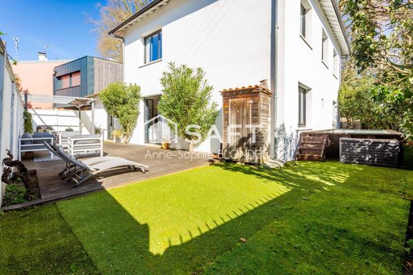 LE BOUSCAT Parc MARCEAU Maison 4/5 chambres, piscine, garage et cave