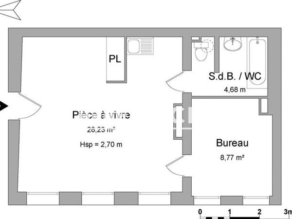 Location Appartement 2 pièces 41.7 m² - 1 RUE SEGRETAIN Niort 79000